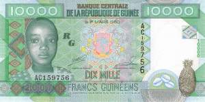 10000 Francs Guinéen 2007